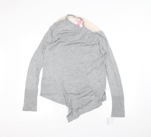 Gharani Strok Womens Grey   Cardigan Jumper Size L