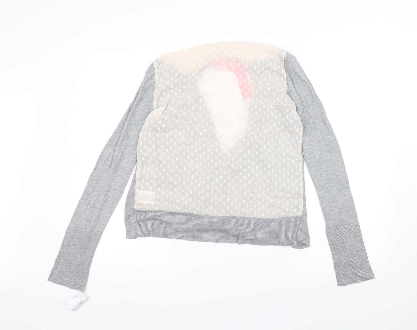Gharani Strok Womens Grey   Cardigan Jumper Size L