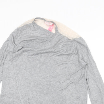 Gharani Strok Womens Grey   Cardigan Jumper Size L