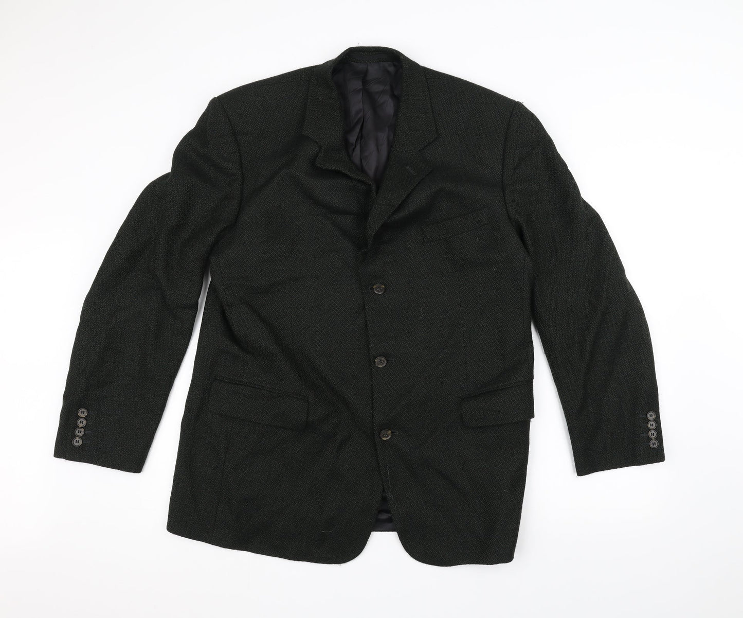 Mens UK Size 40 Preworn Regular Green Suit Jacket