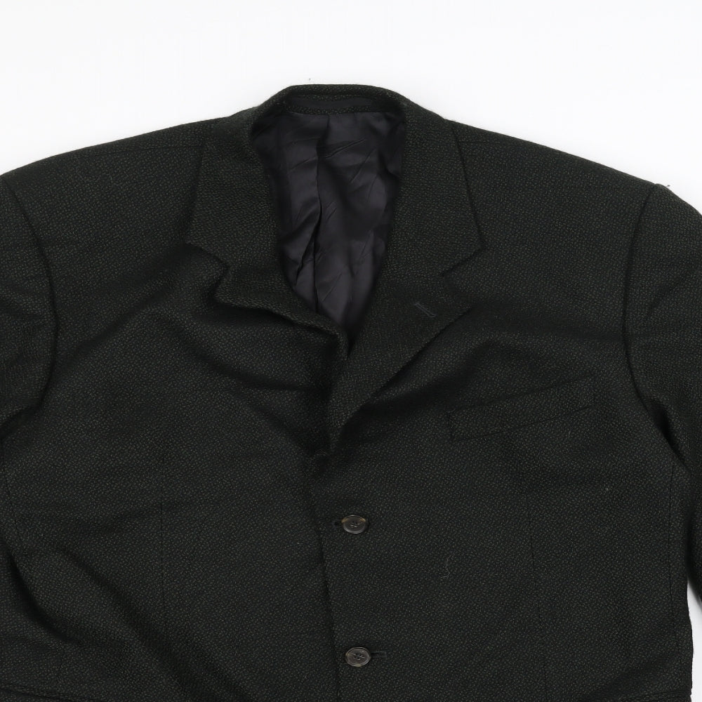 Mens UK Size 40 Preworn Regular Green Suit Jacket