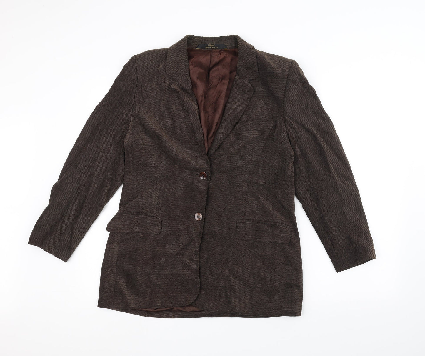 Womens UK Size 12 Marks and Spencer Brown Jacket