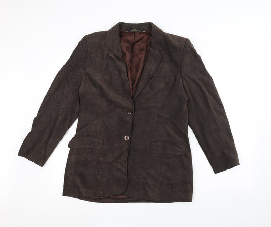 Womens UK Size 12 Marks and Spencer Brown Jacket