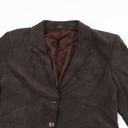 Womens UK Size 12 Marks and Spencer Brown Jacket