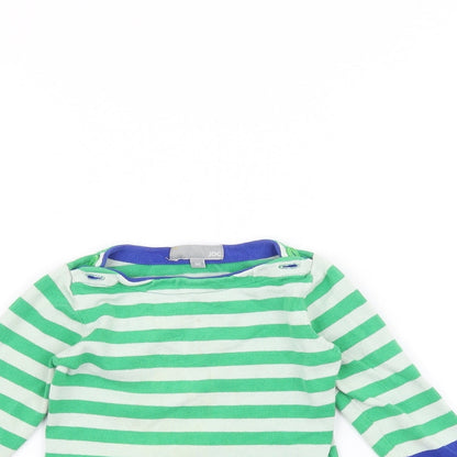 JBC Baby White Striped  Pullover Jumper Size 24 Months