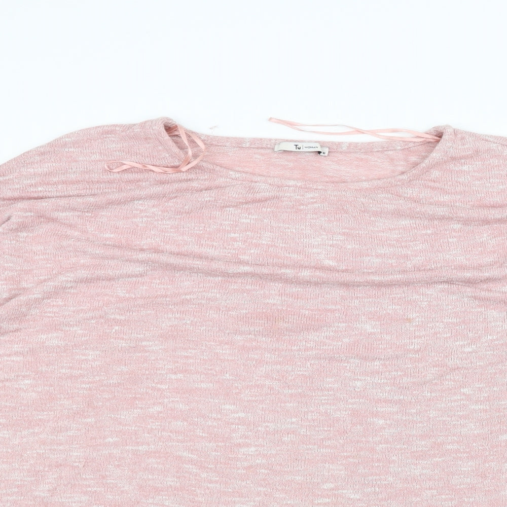 Tu Womens Pink   Pullover Jumper Size 16