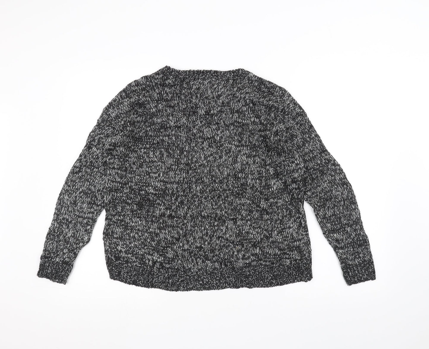 New Look Womens Black  Knit Pullover Jumper Size S
