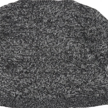 New Look Womens Black  Knit Pullover Jumper Size S