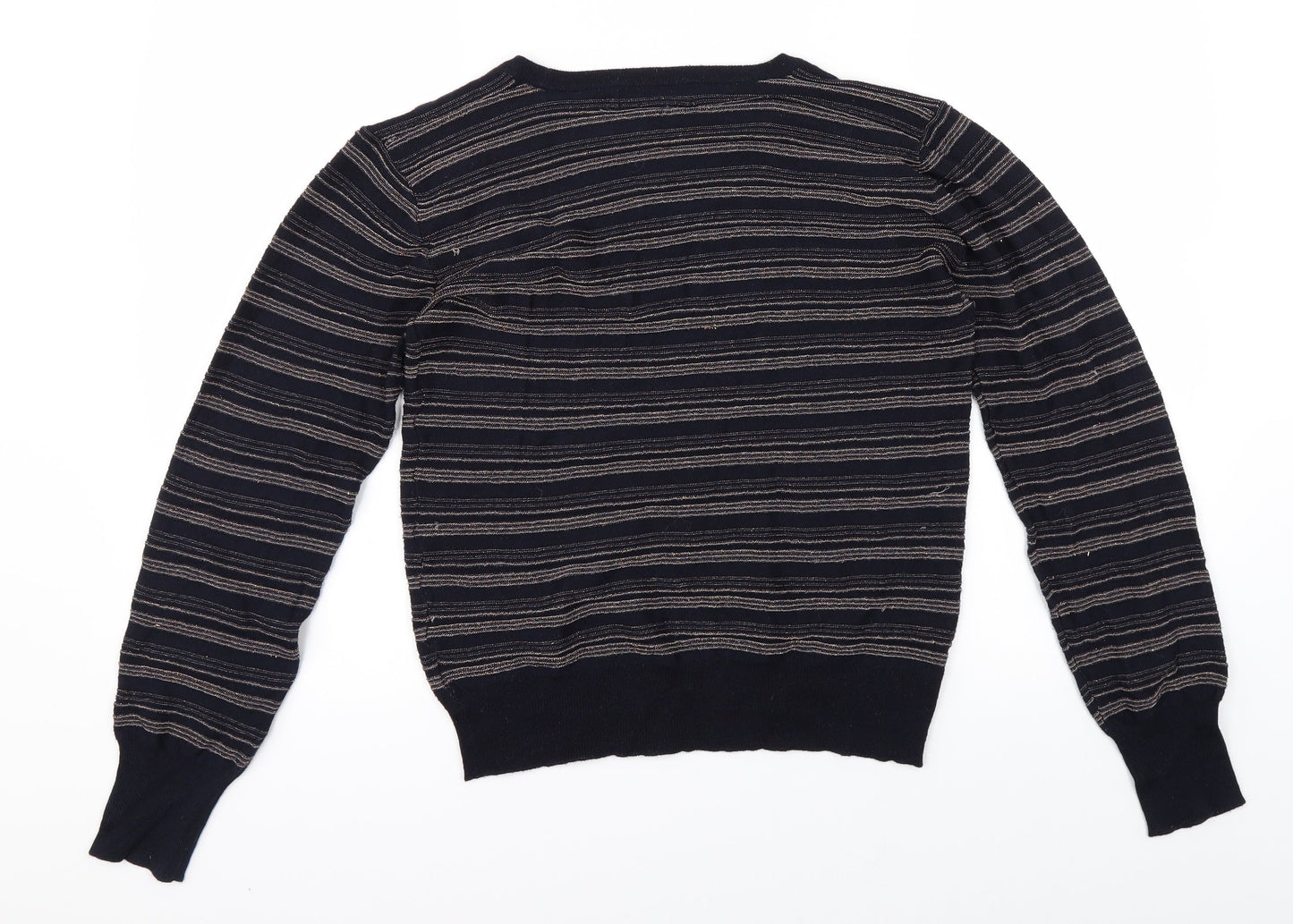 NEXT Womens Blue Striped  Pullover Jumper Size 12