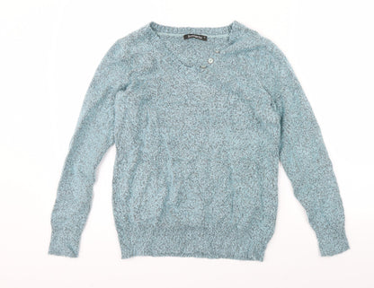 Bonmarché Womens Blue Pullover Jumper Size S