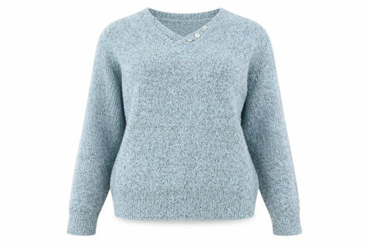 Bonmarché Womens Blue   Pullover Jumper Size S