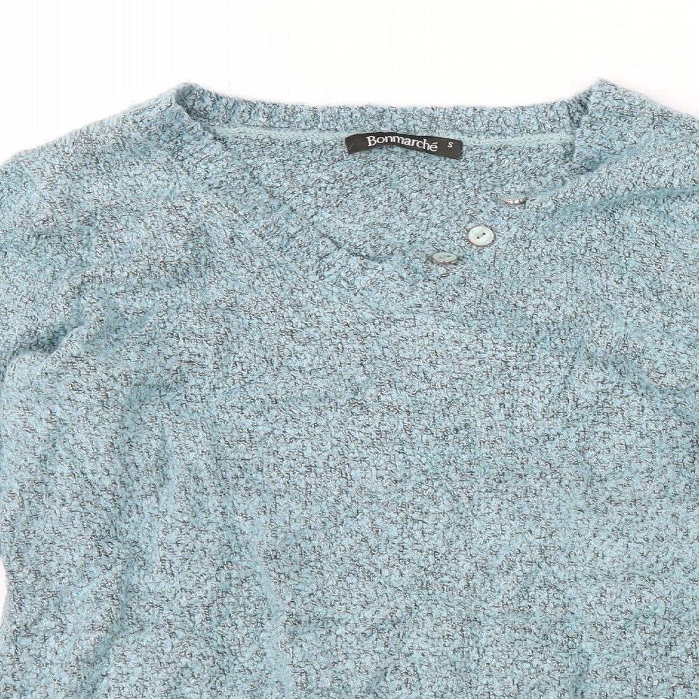 Bonmarché Womens Blue Pullover Jumper Size S