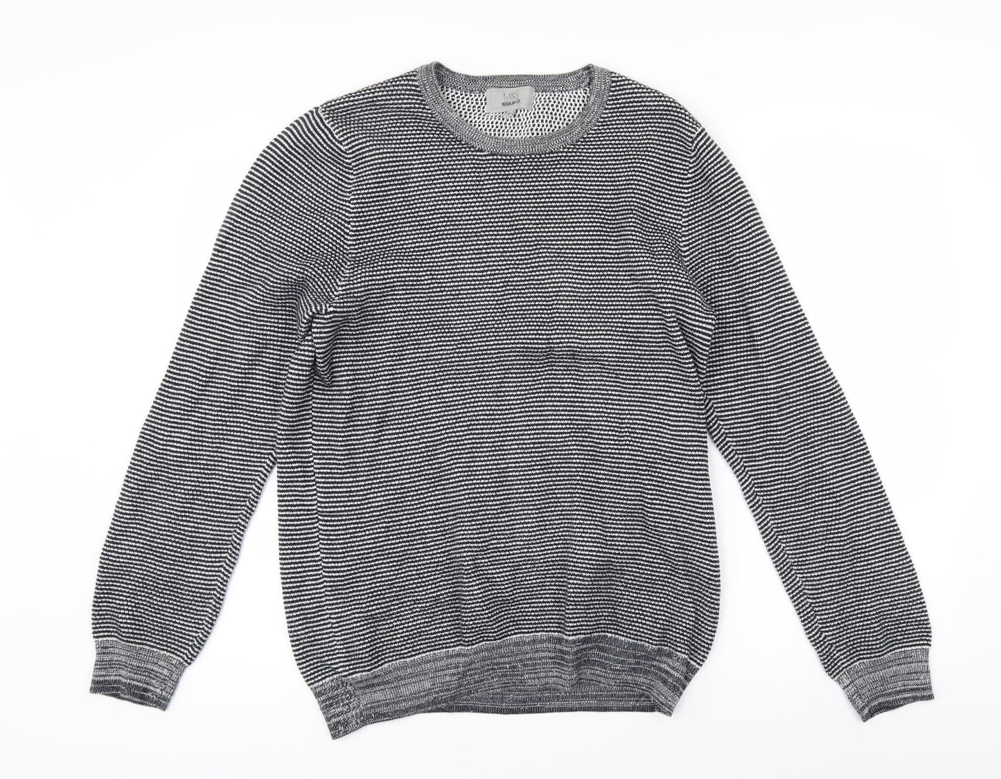 Marks & Spencer Mens Grey   Pullover Jumper Size S