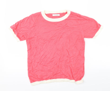 Womens UK Size 8 Marks & Spencer Pink Jersey T-Shirt