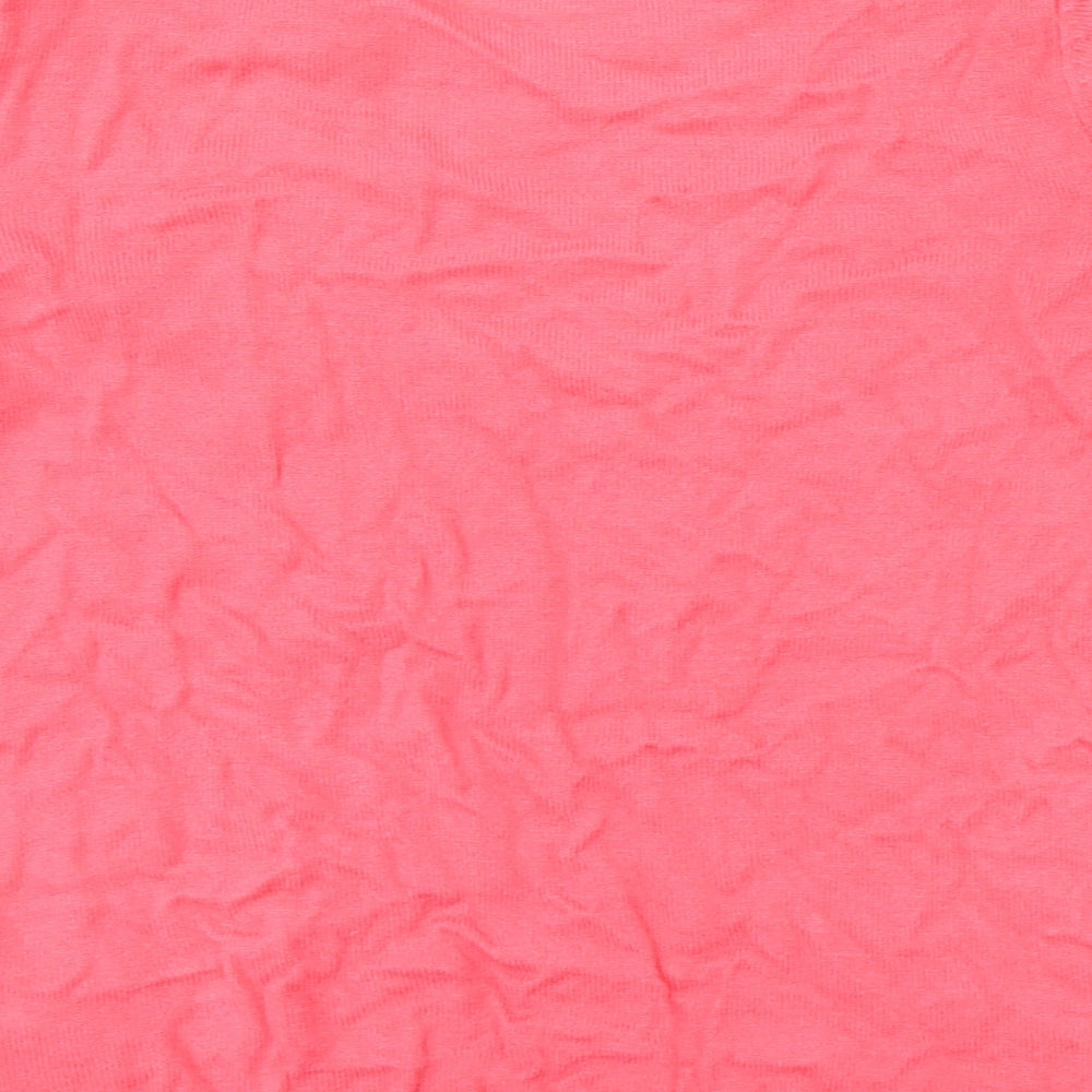 Womens UK Size 8 Marks & Spencer Pink Jersey T-Shirt