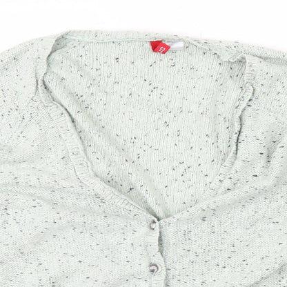 H&M Womens Green   Cardigan Jumper Size 4