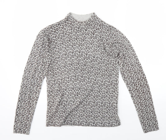 Atmosphere Womens Multicoloured Animal Print  Pullover Jumper Size 6