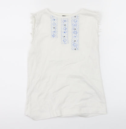 AD CS2 Womens White   Basic Tank Size S