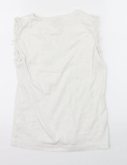 AD CS2 Womens White   Basic Tank Size S