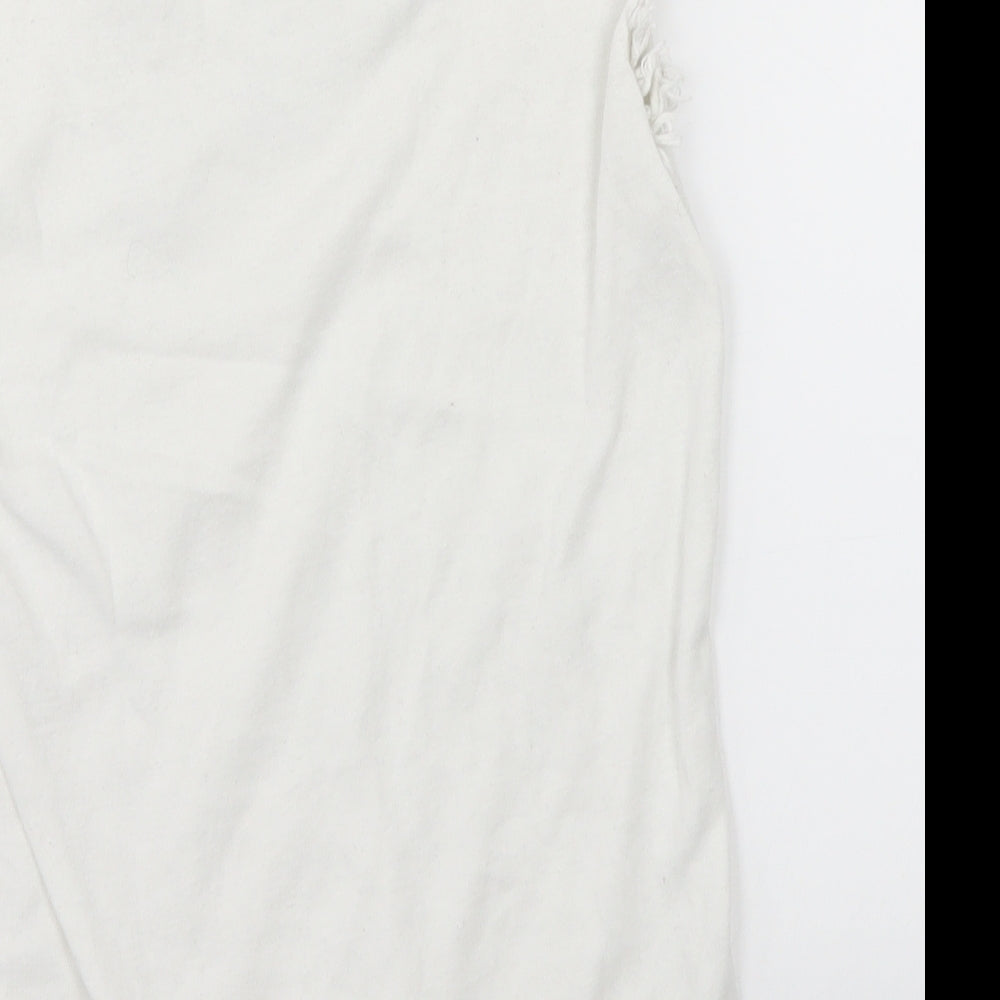 AD CS2 Womens White   Basic Tank Size S