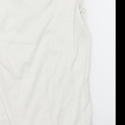AD CS2 Womens White   Basic Tank Size S