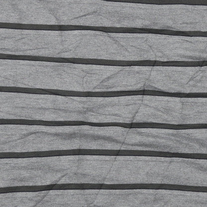 Blue Harbour Mens Gold Striped  Pullover Jumper Size M