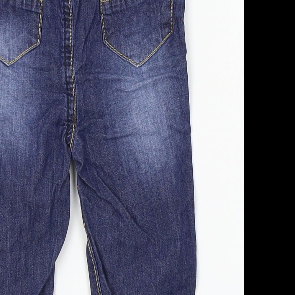 Earlydays Baby Blue  Denim Sweatpants Jeans Size 3-6 Months
