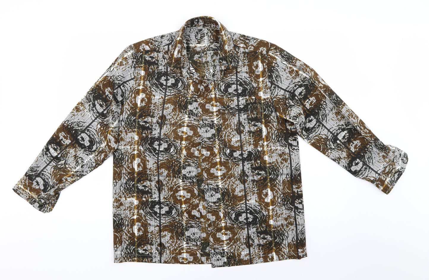 Womens UK Size  Preworn Multicoloured Basic Button-Up