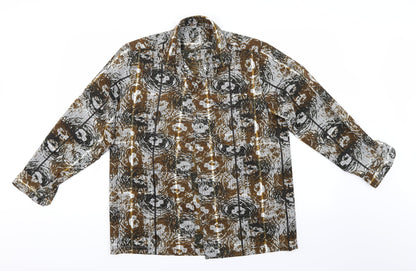 Womens UK Size  Preworn Multicoloured Basic Button-Up