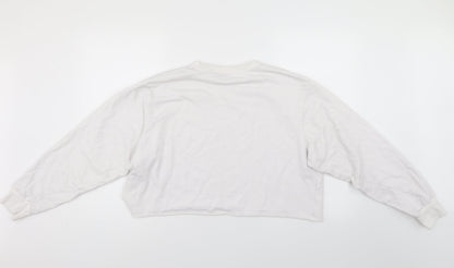 Womens UK Size 14 Friends White Pullover Sweatshirt