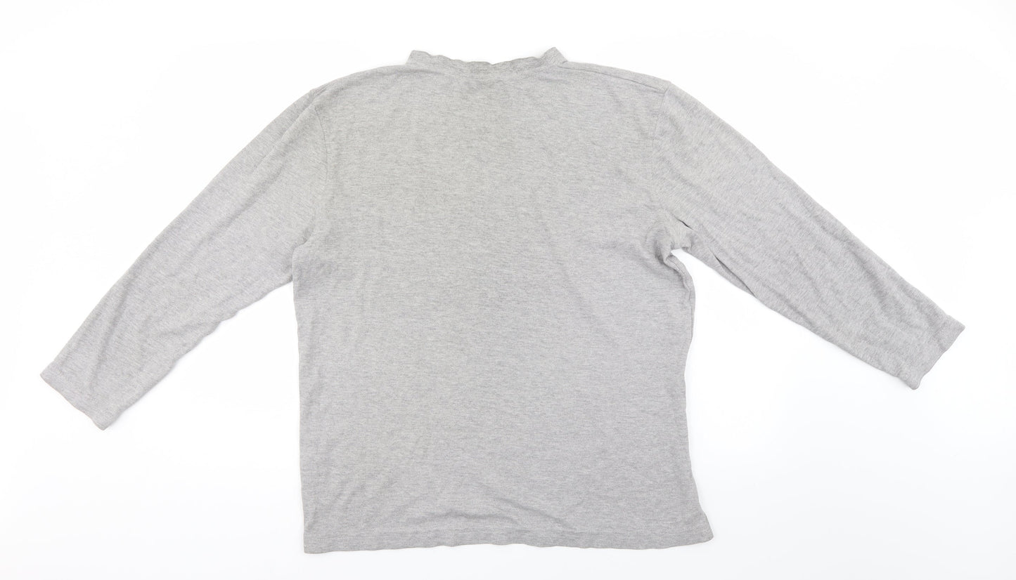 Mens UK Size  Livergy Grey Pullover Sweatshirt