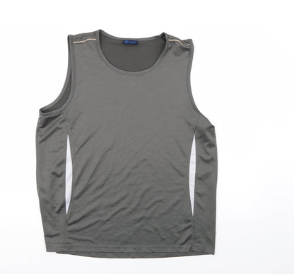Movement Session Mens Grey   Basic T-Shirt