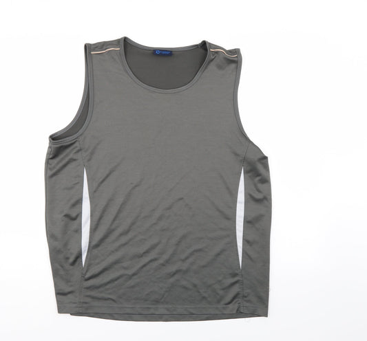 Movement Session Mens Grey   Basic T-Shirt
