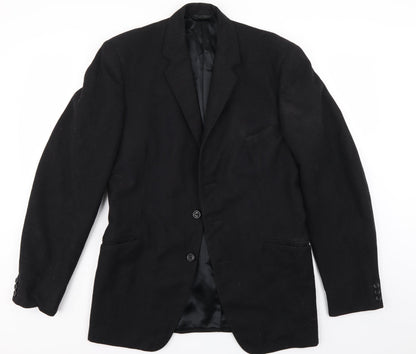Mens UK Size  Hepworths Regular Black Suit Jacket