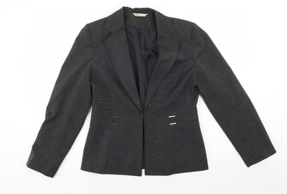 BHS Womens Grey   Jacket Suit Jacket Size 12