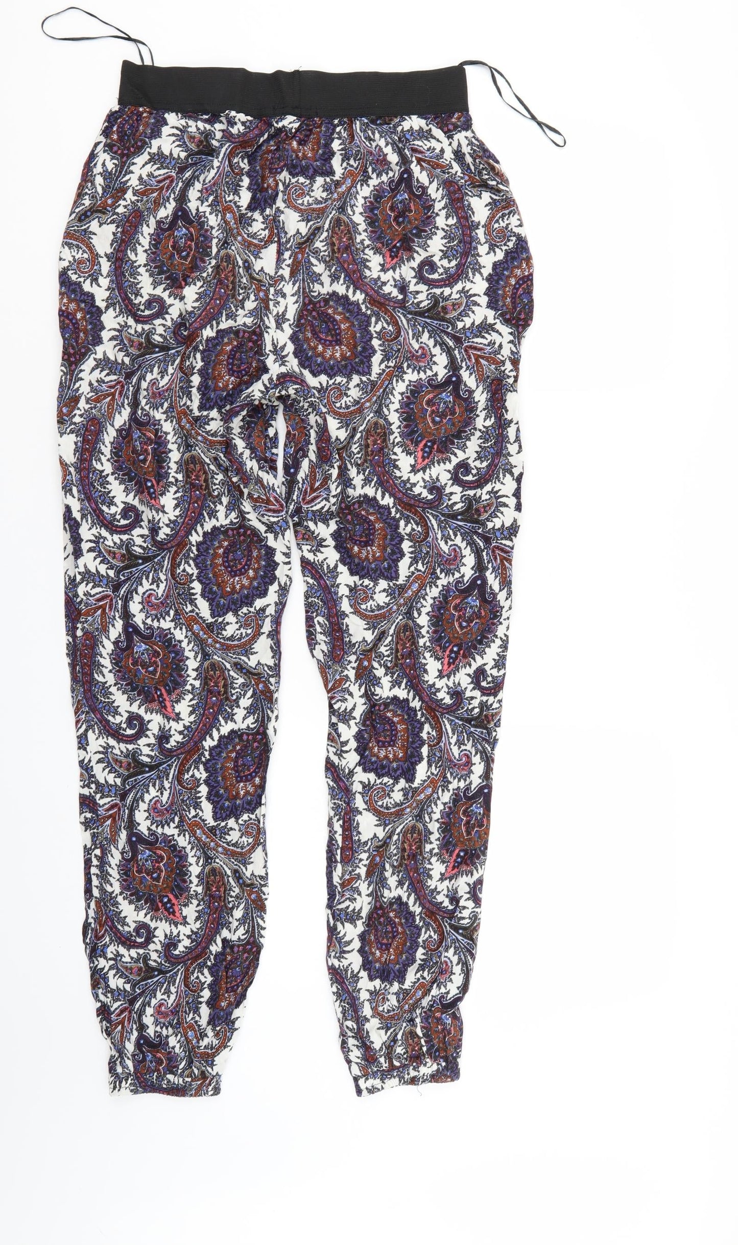 Womens UK Size 10 Select Regular Fit  Multicoloured Trousers