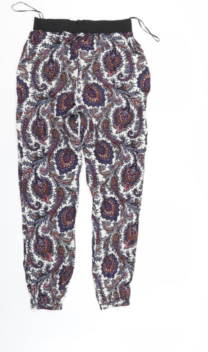 Womens UK Size 10 Select Regular Fit  Multicoloured Trousers