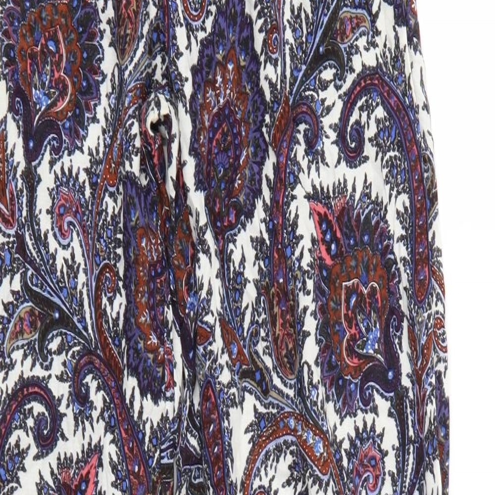 Womens UK Size 10 Select Regular Fit  Multicoloured Trousers