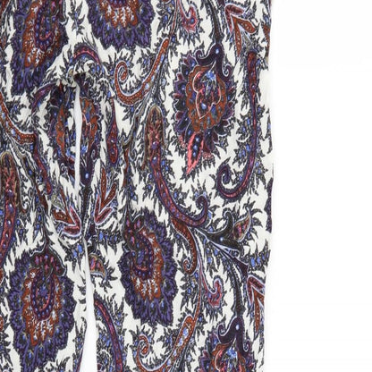 Womens UK Size 10 Select Regular Fit  Multicoloured Trousers