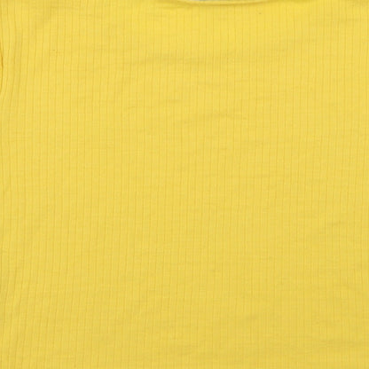 Primark Womens Yellow   Basic T-Shirt Size 10