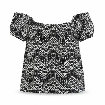 Womens UK Size 10 Primark Black Basic Blouse