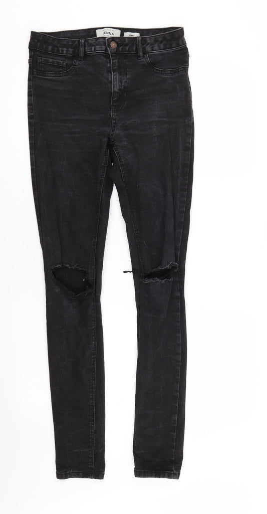 New Look Womens   Denim Mom Jeans Size 10 L31 in