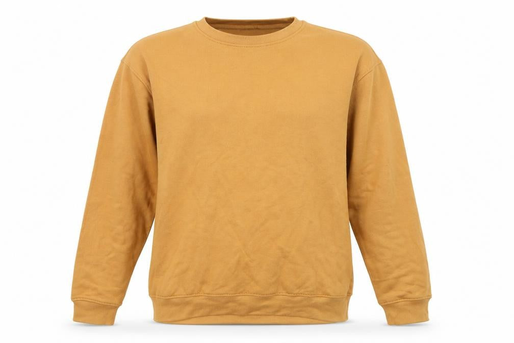 Womens UK Size M Boohoo Gold Pullover Sweatshirt