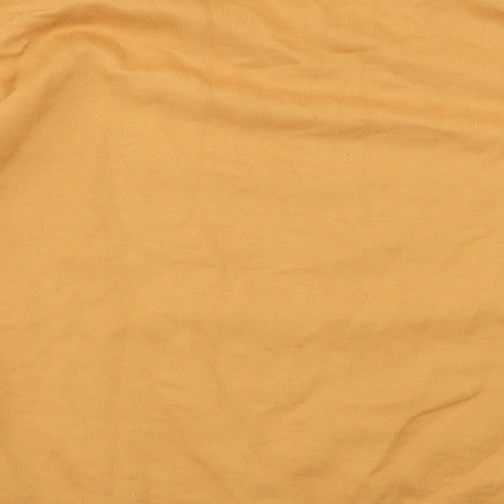 Boohoo Womens Gold   Pullover Sweatshirt Size M