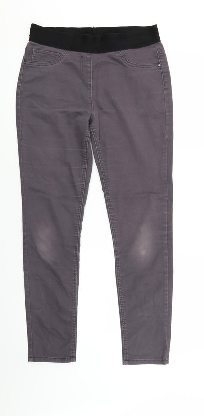 George Womens Purple  Denim Jegging Jeans Size 12 L29 in