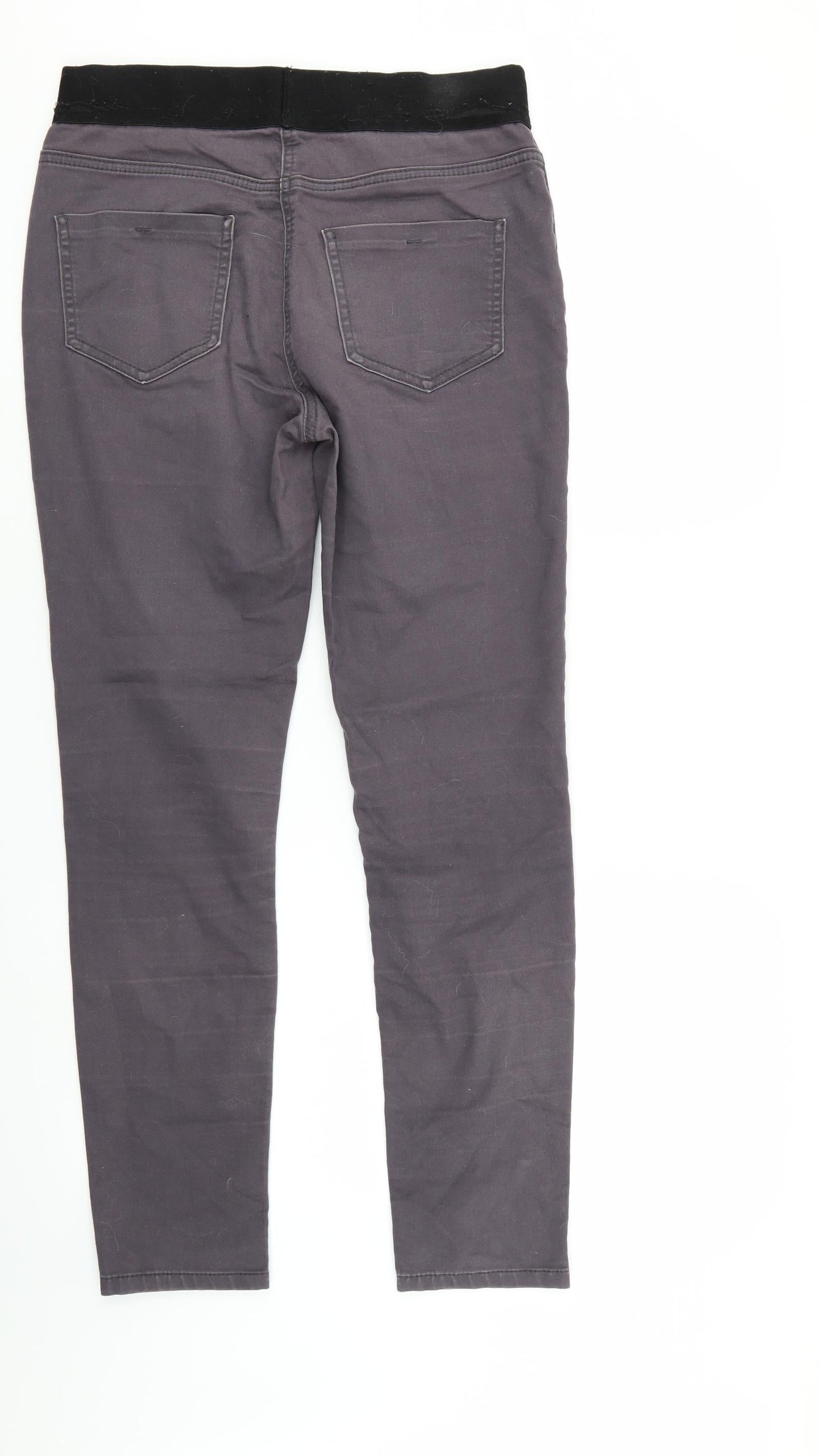 George Womens Purple  Denim Jegging Jeans Size 12 L29 in