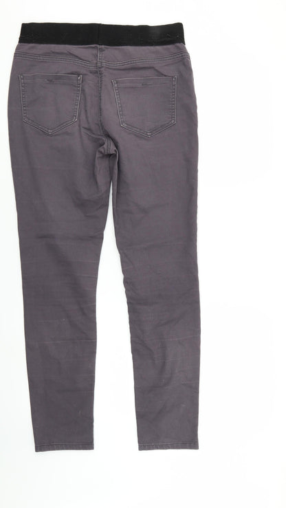 George Womens Purple  Denim Jegging Jeans Size 12 L29 in