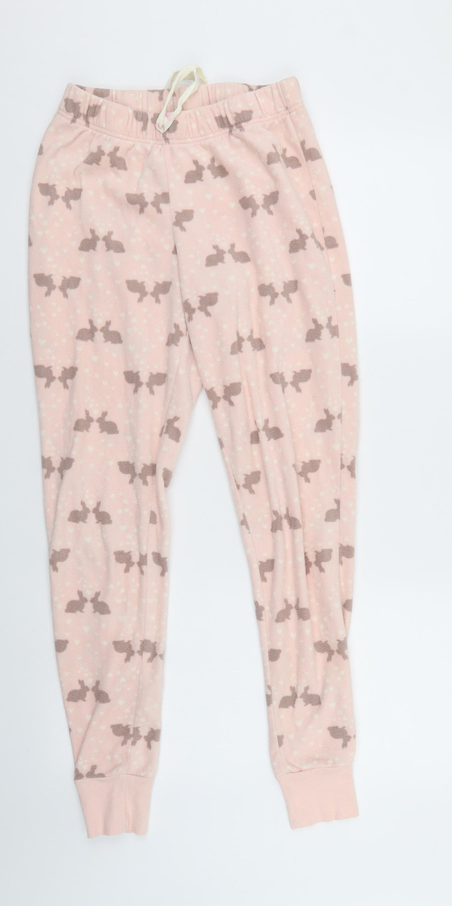 George Womens Pink Animal Print   Lounge Pants Size 8