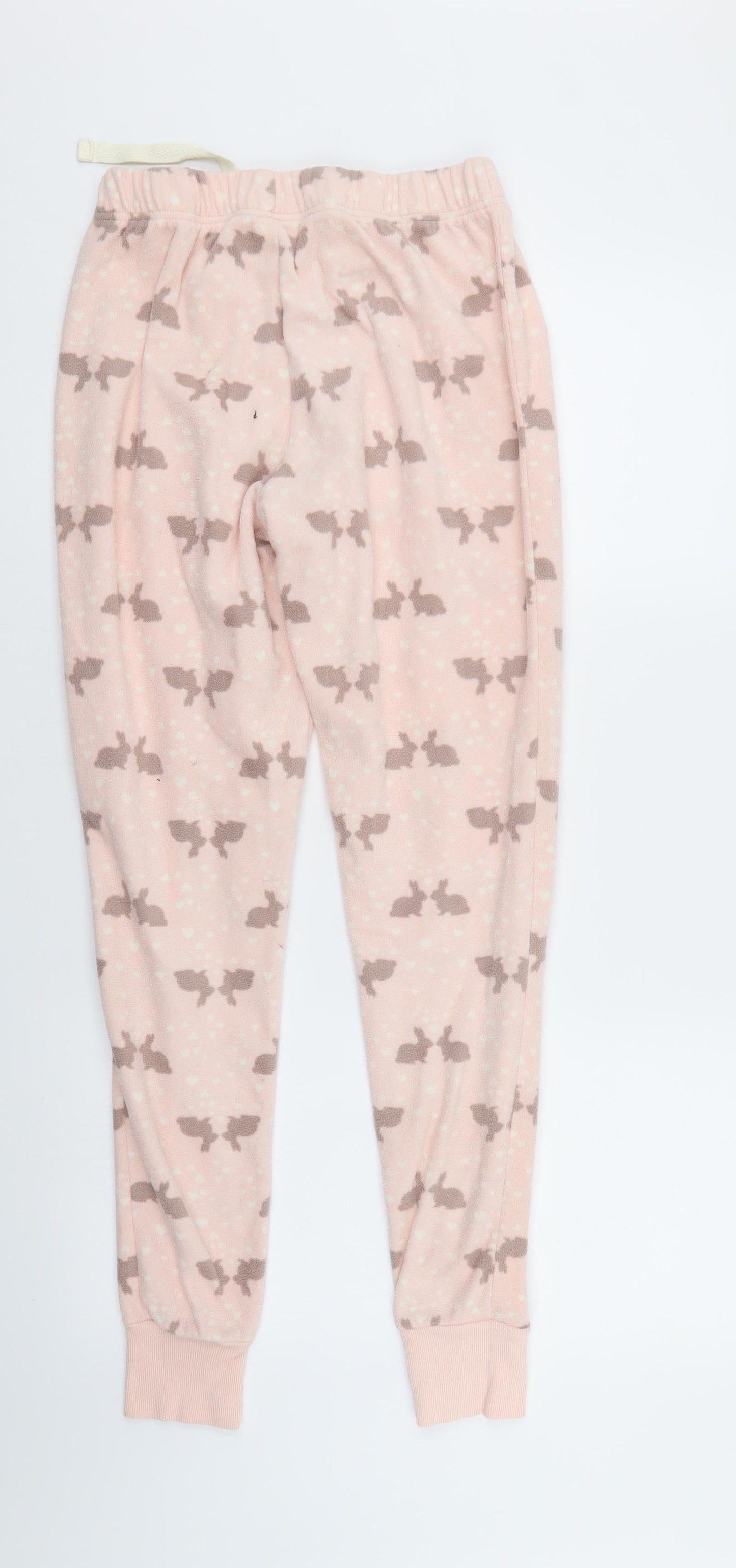 George Womens Pink Animal Print   Lounge Pants Size 8