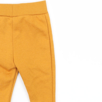 Disney Girls Gold   Sweatpants Trousers Size 6-7 Years